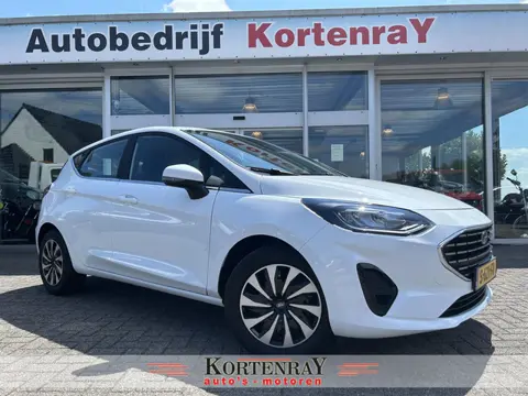 Ford Fiesta 1.0 EcoBoost Hybrid Titanium /cruise control/airco/digitaal dealer onderhouden/nieuwstaa