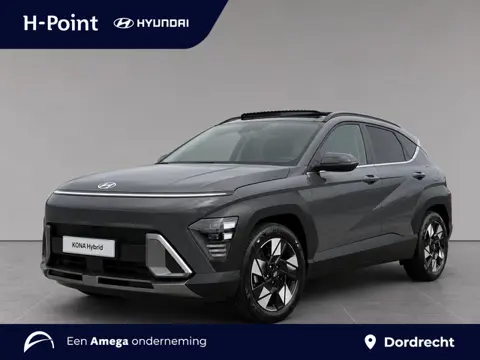 Hyundai Kona 1.6 GDI HEV Premium Sky | SCHUIF/KANTELDAK | FULL LED | PREMIUM LEDER | ADAPTIVE CRUISE