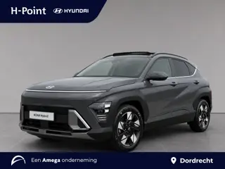 Hyundai Kona 1.6 GDI HEV Premium Sky | SCHUIF/KANTELDAK | FULL LED | PREMIUM LEDER | ADAPTIVE CRUISE