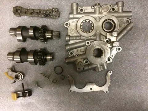 Harley twincam-B, 1450cc, distributie onderdelen