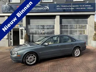 Volvo S80 2.4T Dynamic Bj 2003 Automaat,Leer,Navi,18Inch,Cruise 200PK  youngtimer