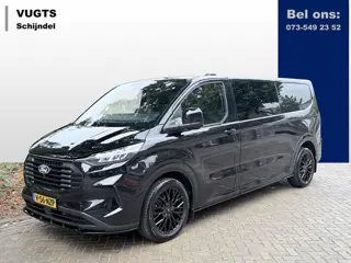 Ford Transit Custom 320 2.0 TDCI L2H1 Dubbel cabine Black Edition 19 inch, Stoelverwarming, Carplay,