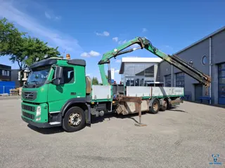 Volvo FM 11.370 / HMF 1420 REMOTED CRANE / LIFT+LENKACHSE / AIRCO / FRIDGE / AUTOMATIC / EURO-5 / 20