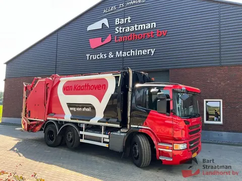 Scania P280 6x2 vuilniswagen met GeesinkNorba opbouw. BS2073