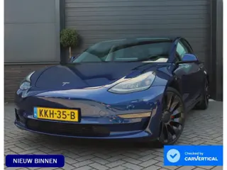 Tesla Model 3 Performance AWD 75 kWh | 87% SOH | Stoel en achterbank verwarming