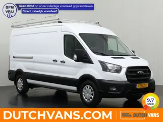 Ford Transit 2.0TDCI 130PK L3H2 | Imperiaal | Trekhaak | Airco | Cruise | 3-Zits | Betimmering