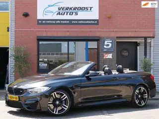 BMW 4-serie Cabrio M4 dealer onderhouden. memory. h&k. carbon trim.