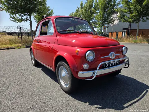 Fiat 500 F model 1968 rood