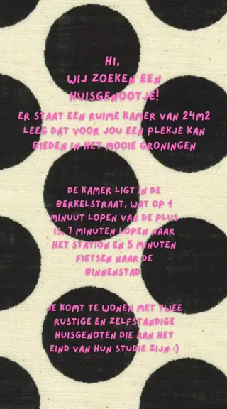 Woning aan de Berkelstraat te Groningen