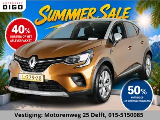 Renault Captur 1.0 TCe 100 Intens . GARANTIE TOT 02-2030* . NAVIGATIE . PARKEERSENSOREN ACHTER . CRU