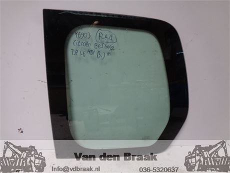 Citroen Berlingo 2008-2015 Rechter ruit achterdeur