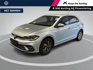 Volkswagen Polo 1.0 TSI 110pk DSG Style · Apple/Android Car Play · Matrix LED · Navigatie · Stoelver