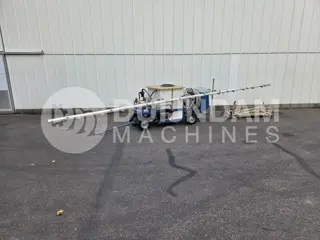 Weterings P63/Gold./V-Sn. spuitwagen met elektrische slangenhaspel en spuitboom 770 cm
