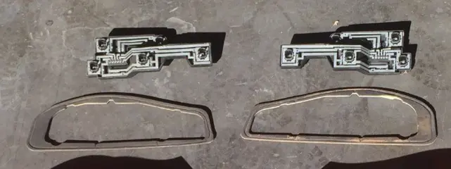 Porsche boxster 986 (1é model), set achterlichtdichtingen