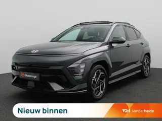 Hyundai Kona 1.6 GDI HEV N Line Sky 141PK Aut. Trekhaak, Schuifdak, Memorystoel, Keyless, Elektr. Ac