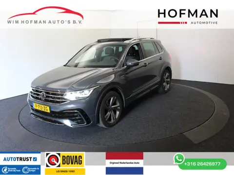 Volkswagen Tiguan 1.5 TSI R-Line EL Trekh+aKlep Panodak Virtual Camera Zwarte hemel bkl