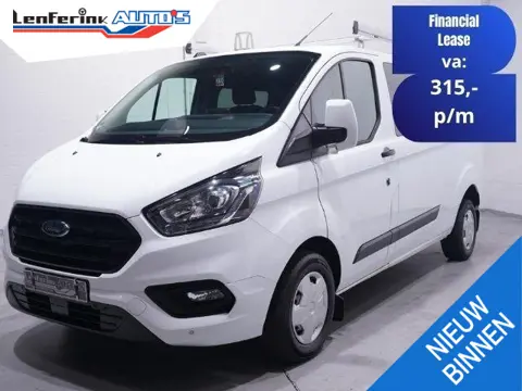 Ford Transit Custom 2.0 TDCI 130 pk L2 Dubbel Cabine 5-Zits Navi Camera, Apple Carplay, Cruise Contr