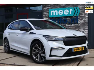 Skoda Enyaq iV 80 Sportline SOH 92% l TREKHAAK l ADAPT.CRUISE l DODE HOEK l MATRIX l LANE l CARPLAY 