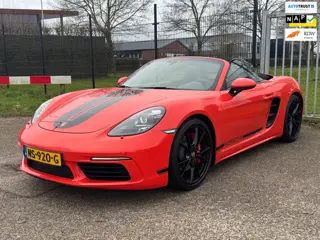 Porsche 718 Boxster S 2.5 350PK PDK Lava Orange Sportchrono PDLS 20Inch