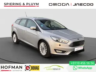 Ford FOCUS Wagon 1.5 TDCI Titanium Edition Nw. APK | Leder | Navi | D.hoek | Trekhaak