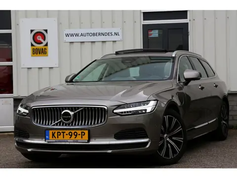 Volvo V90 2.0 T6 Plug-in hybrid Long Range AWD Plus Bright*Perfect Onderh.*Luchtvering/Pano/Elek. Tr