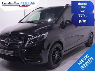 Mercedes-Benz V-klasse 300d 4-MATIC Lang AMG Line Dubbel Cabine NAP 2x Elek. schuifdeur, Leder Beige