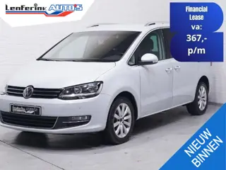 Volkswagen Sharan 2.0 TDI 150 pk DSG Aut. GRIJS KENTEKEN Trekhaak Navi, Adapt.Cruise, 2x Elek. Schui