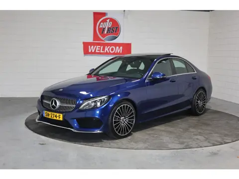 Mercedes-Benz C-Klasse 180 Sport Edition, Automaat, AMG line, Panoramadak, 19 inch, Xenon, Navi, Cru