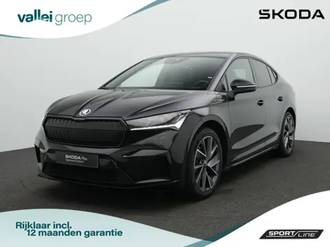 Skoda Enyaq Coupé iV 80 204 pk Sportline | Panoramadak | Geheugenstoel | Matrix LED | Leder/alcantar