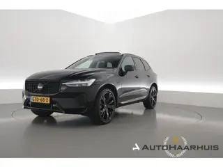Volvo XC60 2.0 T6 Plug-in hybrid AWD Plus Black Edition | Rijklaar! | S/K-Dak | Bliss | Leder+Memory