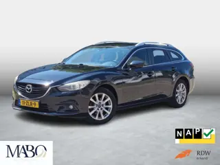 Mazda 6 Sportbreak 2.0 TS+ Lease Pack 1 berijder|NL Auto|Navi|Parkeers.|
