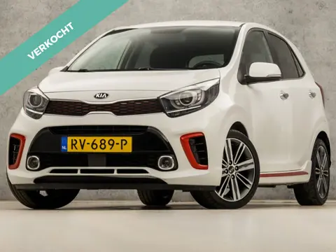 Kia Picanto 1.2 CVVT GT-Line (APPLE CARPLAY, CLIMATE, LEDER, CAMERA, STUUR/STOELVERWARMING, SPORTSTO