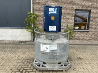 IBC Rietberg IBC 950 liter Dieseltank Gegalvaniseerd 230 Volt Pompset