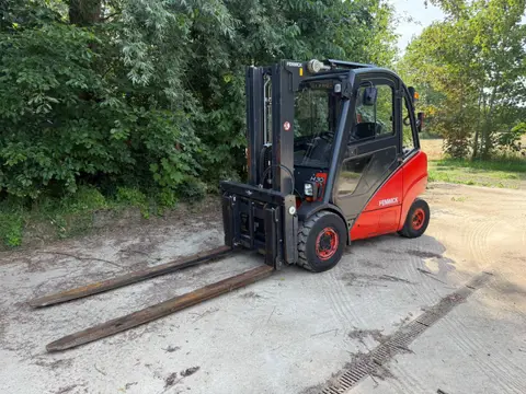 Linde H30D 3 ton Triplex Freelift Sideshift Positioner Diesel Heftruck H30D