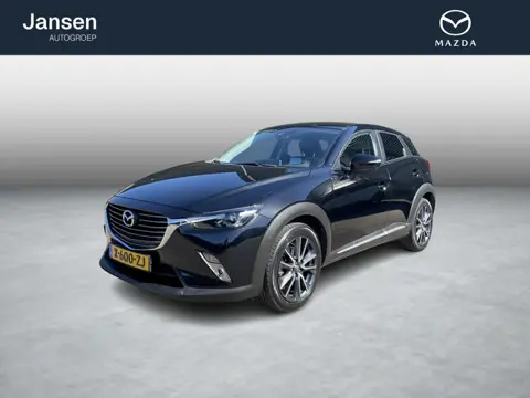 Mazda CX-3 2.0 SkyActiv-G 120 TS+ , Automaat, Trekhaak, Half Leder, Camera, Cruise, Clima, Navi, Sto