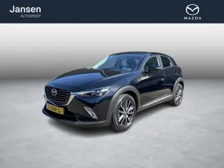 Mazda CX-3 2.0 SkyActiv-G 120 TS+ , Automaat, Trekhaak, Half Leder, Camera, Cruise, Clima, Navi, Sto