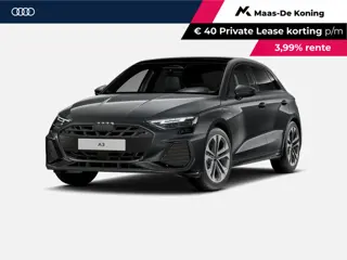 Audi A3 Sportback 40 TFSI e S edition 204 PK · Glazen panoramadak · SONOS premium 3D · Lichtpakket p