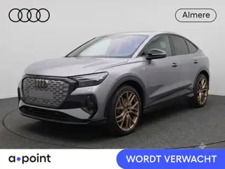 Audi Q4 Sportback e-tron 50 quattro Launch edition S Competition 77 kWh 299PK | Half Augustus verwac