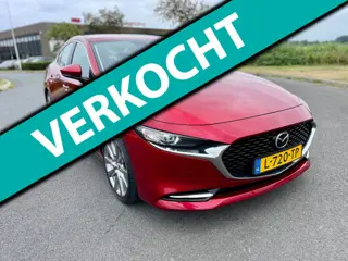 Mazda 3 2.0 e-SkyActiv-X M Hybrid 186 Comfort, Acc, Cam, Stoel-/Stuurverw, Navi, Head-up, 1e eig afk