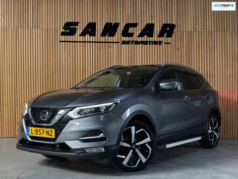 Nissan Qashqai 1.2 Tekna Automaat PANO|CRUISE|E ZETELS|LEDER|STOELVERWARMING|360 CAM| 19 INCH