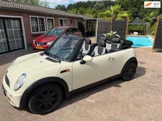 Mini Cabrio 1.6 Cooper nieuwe apk 7-2027 recaro leer stoelen