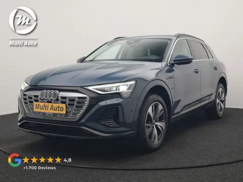 Audi Q8 e-tron 55 quattro S Line 114 kWh 408pk Dealer O.H | Trekhaak Afn. | Adaptive Cruise | Camera