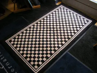 Wasbare designmatten