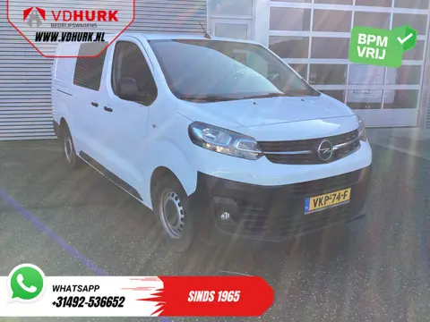 Opel Vivaro 2.0 CDTI 125 pk DC Dubbel Cabine Carplay/ 6 Pers./ Cruise/ Camera/ PDC V+A/ Trekhaak/ NL