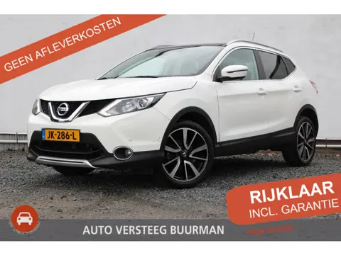Nissan Qashqai 1.2 Tekna Automaat, Panoramadak, Leer en Navigatie