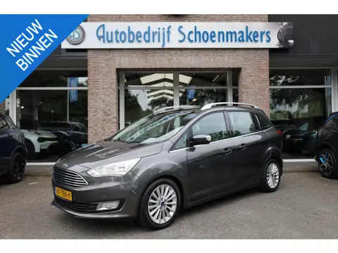 Ford Grand C-Max 1.0 Titanium NAVI CLIMA LMV 17" TREKHAAK VOORRUITVERWARMING PANO PARKEERSENSOREN CR