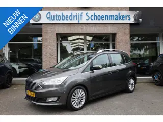 Ford Grand C-Max 1.0 Titanium NAVI CLIMA LMV 17" TREKHAAK VOORRUITVERWARMING PANO PARKEERSENSOREN CR