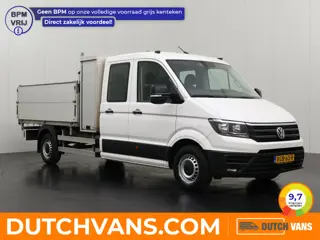 Volkswagen Crafter 2.0TDI 177PK Automaat Dubbele Cabine Kipper | 3-Zijdig | 3000Kg Trekhaak | Naviga
