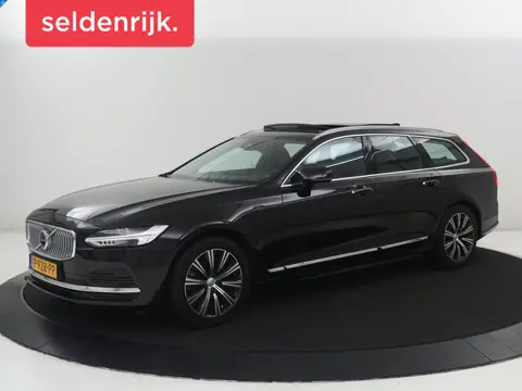Volvo V90 2.0 T6 AWD Inscription | SOH 97.5% | Panoramadak | Trekhaak | Leder | Head-up | Stoelkoeli