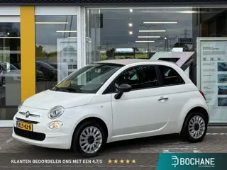 Fiat 500 C 1.0 Hybrid | Cabrio Dak | Cruise Control | Airco | Lichtmetaal |